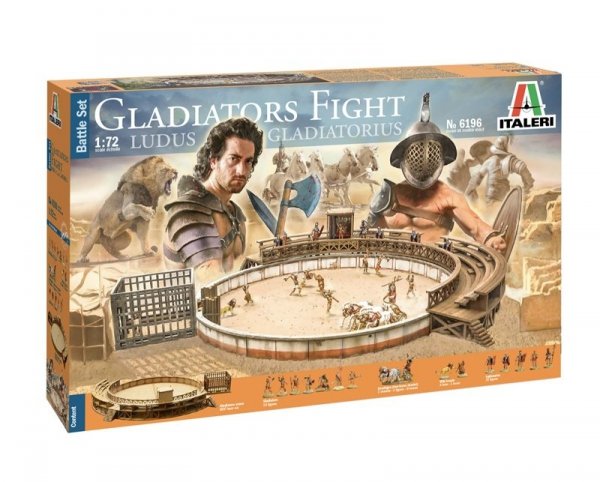 Italeri 6196 GLADIATORS FIGHT - BATTLE SET 1/72