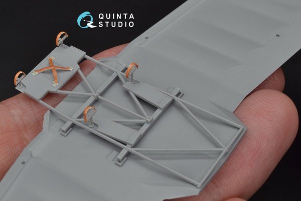 Quinta Studio QD32016 Bu 131 3D-Printed &amp; coloured Interior on decal paper (for ICM kit) 1/32