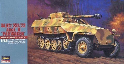 Hasegawa MT45 German Sdkfz 251/22 Ausf D 7.5cm Pakwagon (1:72)