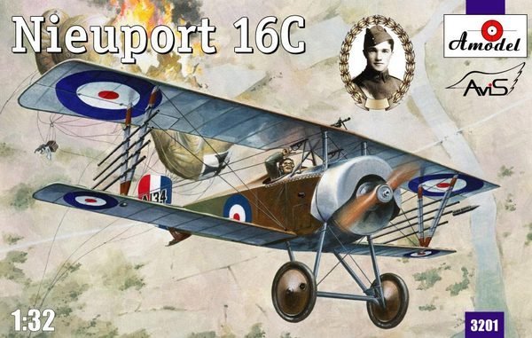 A-Model 03201 French fighter Nieuport 16C (Lt.Albert Ball) 1:32