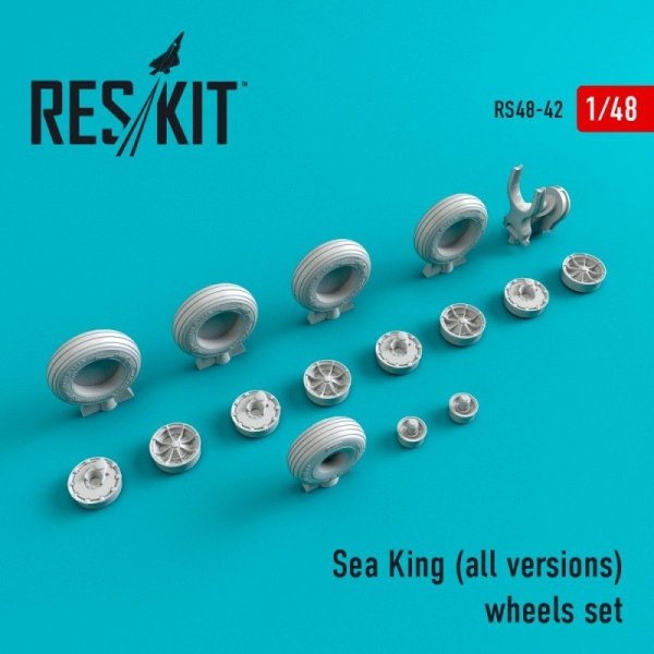 RESKIT RS48-0042 Sea King (all versions) wheels set 1/48