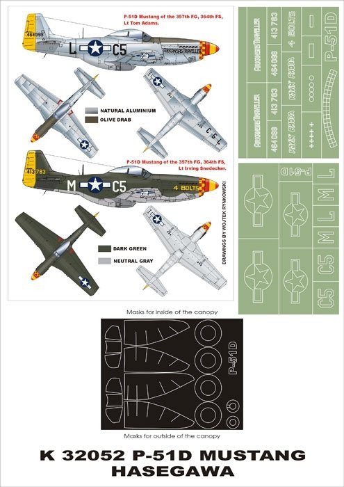 Montex K32052 P-51D Mustang 1 1/32