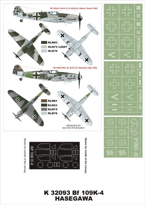 Montex K32093 Bf 109K-4 1/32