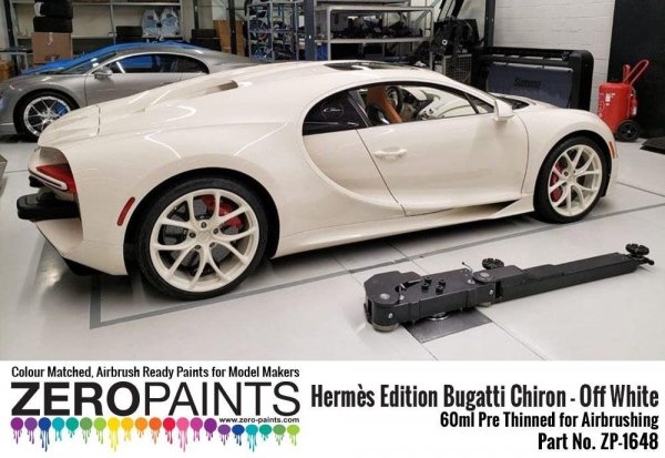 Zero Paints 1648 Hermès Edition Bugatti Chiron Off White 60ML