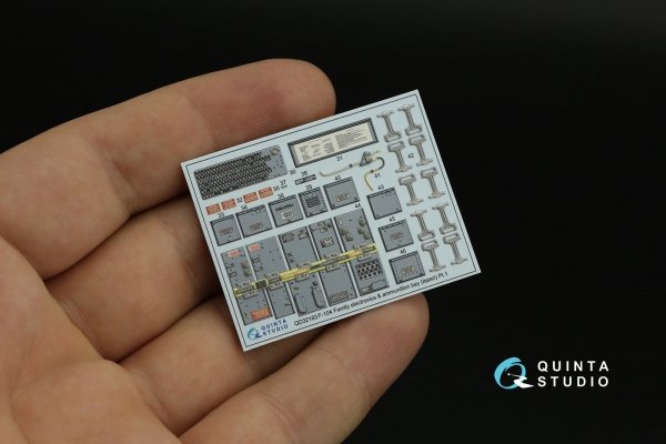 Quinta Studio QD32188 F-104J 3D-Printed coloured Interior on decal paper (Italeri) 1/32