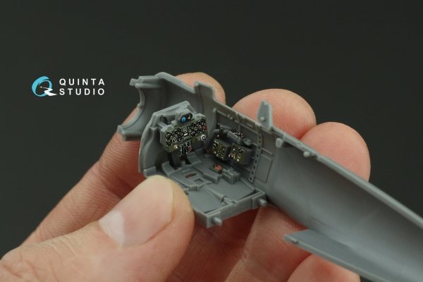 Quinta Studio QD72163 A6M2 Zero (Nakajima Prod.) 3D-Printed coloured Interior on decal paper (Tamiya) 1/72