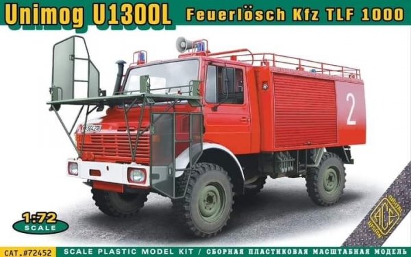 ACE 72452 Unimog U 1300L Feuerlösch Kfz TLF 1000 1/72