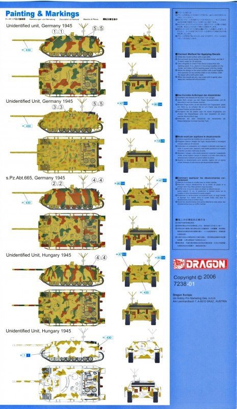 Dragon 7238 Jagdpanzer IV (1:72)