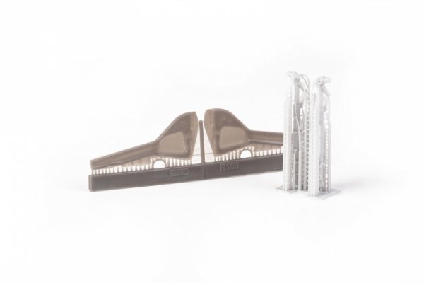Eduard 6481179 Focke Wulf Fw-190 A-8 / R-2 - Undercarriage Legs (3D-Printed / for Eduard Kits) 1/48