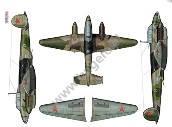 Kagero 7070 The Soviet Light Bomber Petlyakov Pe-2 EN/PL