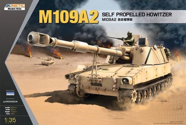 Kinetic K61006 M109A2 Self-Propelled Howitzer 1/35