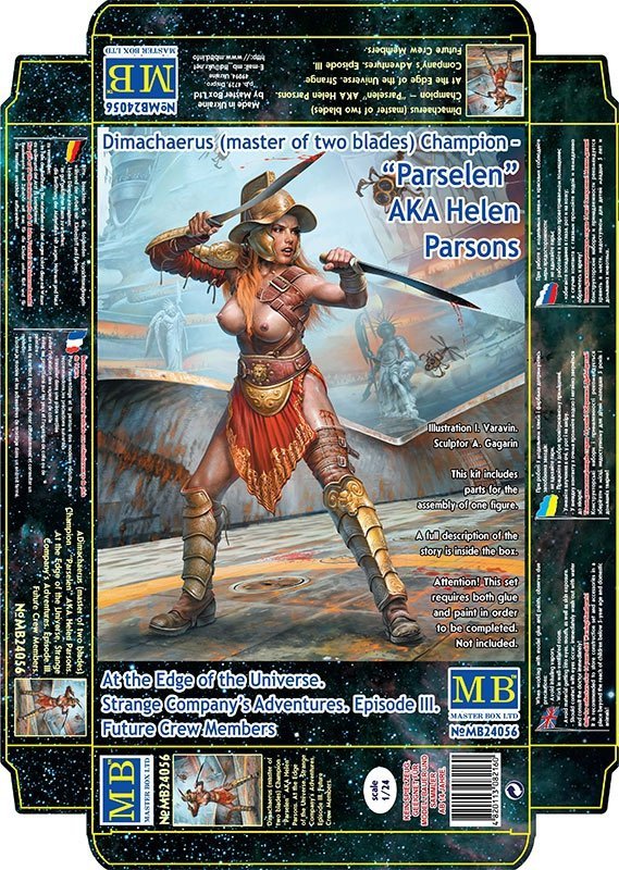 Master Box 24056 Dimachaerus (master of two blades) Champion – “Parselen” AKA Helen Parsons 1/24