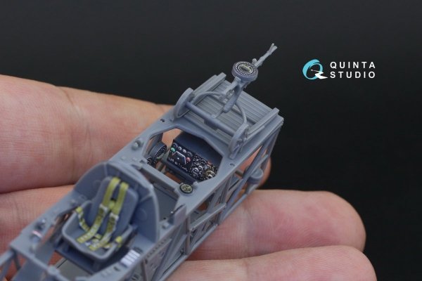 Quinta Studio QD48255 Swordfish Mk.I 3D-Printed &amp; coloured Interior on decal paper ( Tamiya ) 1/48