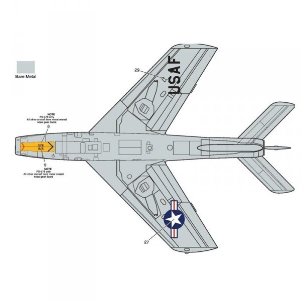 Kinetic K48113 F-84F USAF 1/48