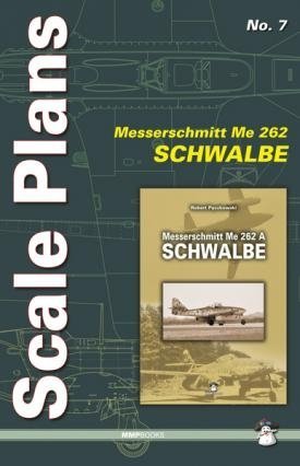 MMP Books 78432 Scale Plans No. 7 Me 262 A Schwalbe