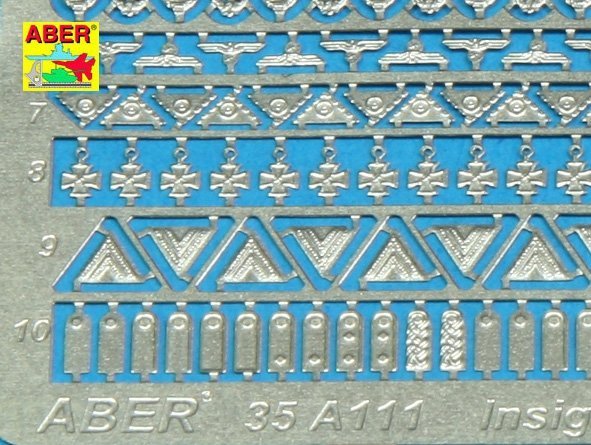 Aber 35A111 Insignia for german soldiers (II WW) (1:35)