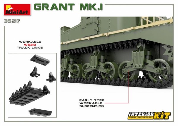 MiniArt 35217 Grant Mk.I w/interior 1/35