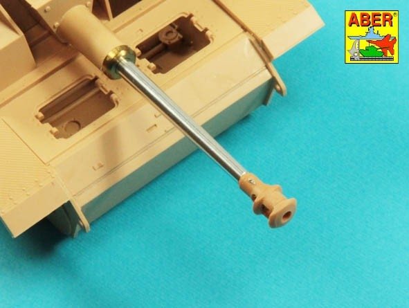 Aber 35l-336 Muzzle brake base barrel for German / lufa bez hamulca do StuG.III, Ausf.G &amp; SyuG.IV tank guns 1/35