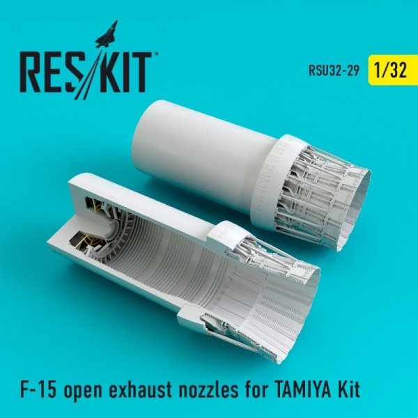 RESKIT RSU32-0029 F-15 Eagle open exhaust nozzles for TAMIYA Kit 1/32