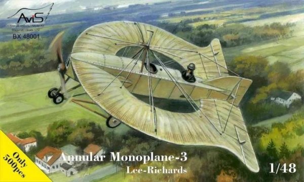 Avis 48001 Lee-Richards Annular Monoplane-3 1/48