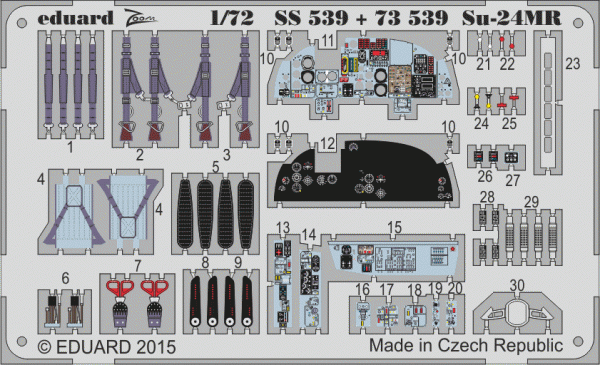 Eduard 73539 Su-24MR 1/72 TRUMPETER