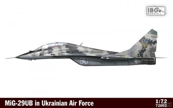 IBG 72902 MiG UB in Ukrainian Air Force 1/72