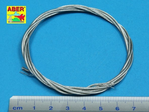 Aber TCS13 Stainless Steel Towing Cables 1,3mm, 1m long