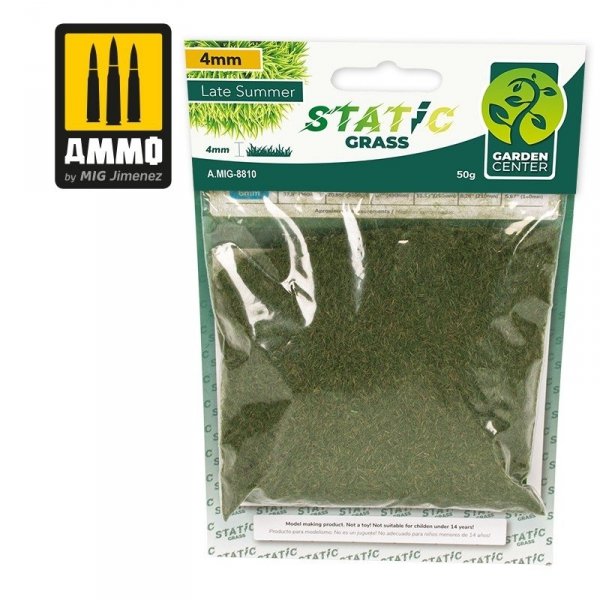 AMMO of Mig Jimenez 8810 Static Grass - Late Summer – 4mm