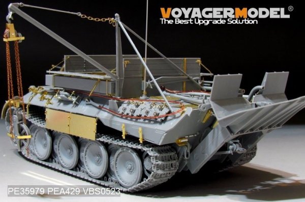 Voyager Model PE35979 WWII German Bergepanther Ausf.A (Early type,Panther A tool holders) Basic For TAKOM 2101 1/35