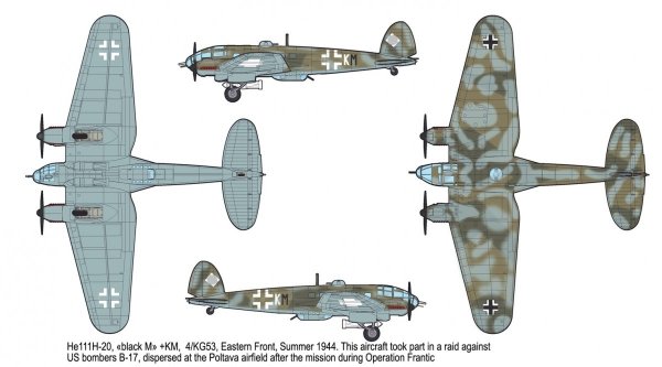 Roden 344 Heinkel He-111 H-16/H-20 1/144