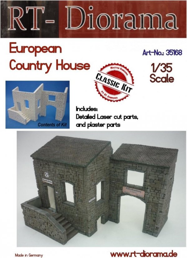 RT-Diorama 35168 European Country House 1/35