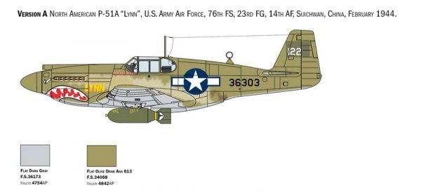 Italeri 1423 P-51A Mustang 1/72