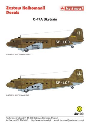 Techmod 48100 - C-47A Skytrain (1:48)