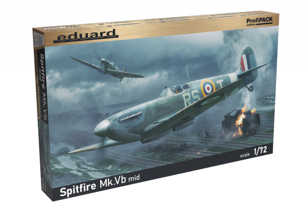 Eduard 70206 Supermarine Spitfire Mk.Vb Mid - The ProfiPACK Edition 1/72