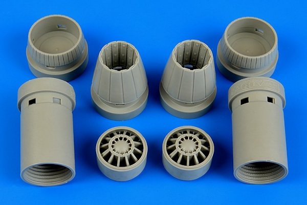 Aires 4644 F/A-18E Super Hornet exhaust nozzles - opened 1/48 Revell