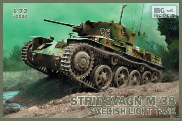IBG 72033 Stridsvagn M/38 Swedish Light Tank 1/72