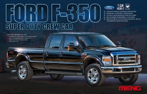 Meng Model CS-001 Ford F-350 Super Duty Crew Cab (1:24)