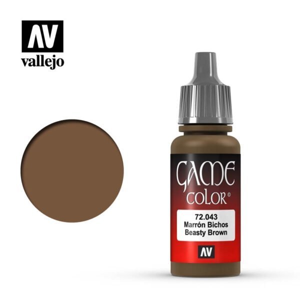 Vallejo 72043 Game Color - Beasty Brown 18ml