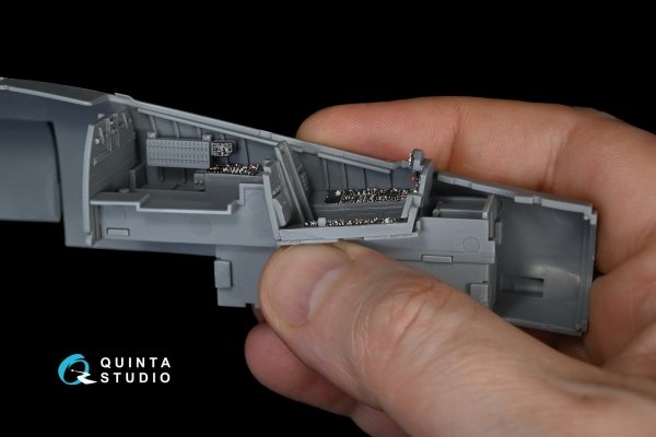 Quinta Studio QD48132 F-4S 3D-Printed &amp; coloured Interior on decal paper (for ZM SWS kit) 1/48