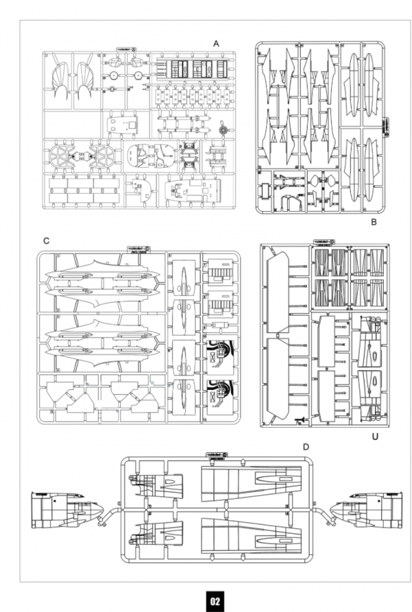 Modelcollect UA72212 USAF B-52 Stratofortress strategic Bomber new version 1/72
