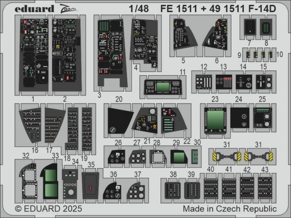 Eduard FE1511 F-14D GREAT WALL HOBBY 1/48