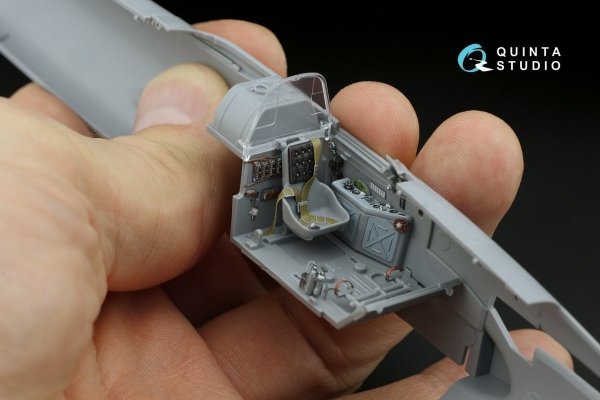 Quinta Studio QD48236 IL-2 1943 (two-seat) 3D-Printed &amp; coloured Interior on decal paper (for Zvezda kit) 1/48