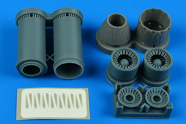 Aires 7398 F-14D Tomcat exhasut nozzles - varied (for TAMIYA) 1/72