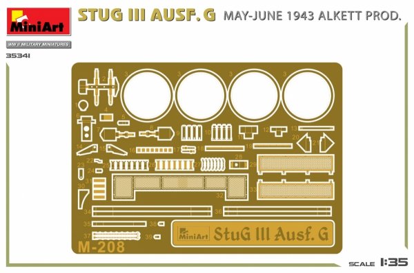 MiniArt 35341 STUG III AUSF. G MAY-JUNE 1943 ALKETT PROD. 1/35