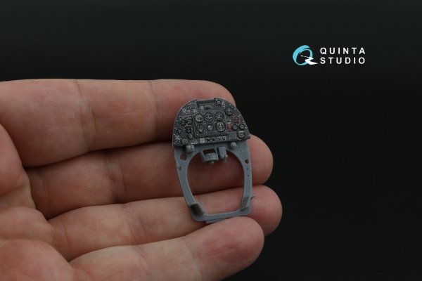 Quinta Studio QD32244 Spitfire Mk.V 3D-Printed &amp; coloured Interior on decal paper (Kotare) 1/32