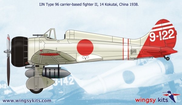 Wingsy Kits D5-01 IJN Type 96 carrier-based fighter II A5M2b “Claude” (late) 1/48