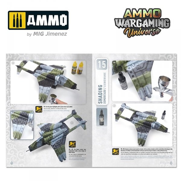 Ammo of Mig 6927 AMMO WARGAMING UNIVERSE Book 08 - Aircraft and Spaceship Weathering (English, Castellano, Polski)