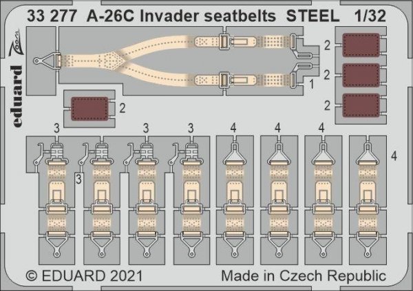 Eduard BIG33130 A-26C Invader PART I HOBBY BOSS 1/32