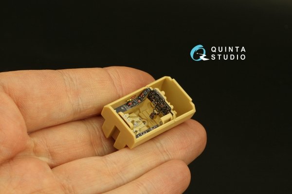 Quinta Studio QD48300 Me 262 HGIII 3D-Printed coloured Interior on decal paper (Amusing Hobby) 1/48