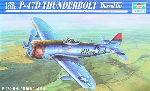 Trumpeter 02264 P-47D Thunderbolt Dorsal Fin (1:32)